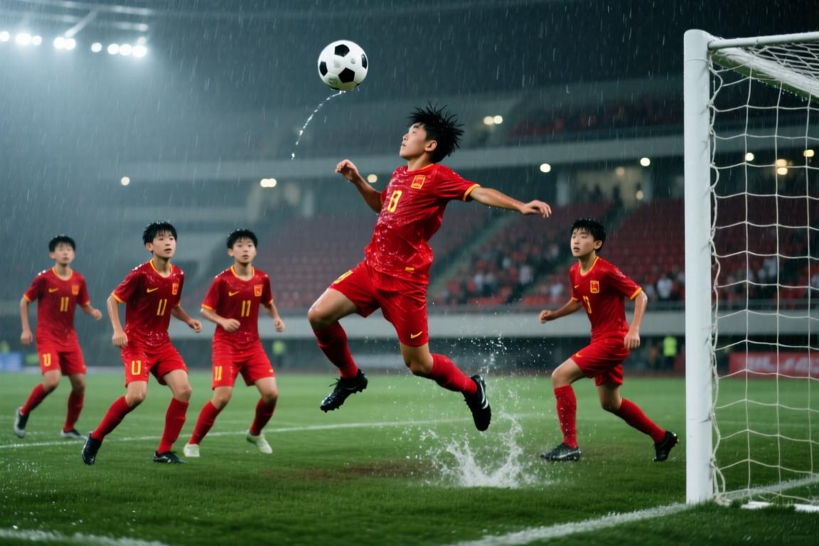 U15世界杯-接连高空轰炸U15国足3-1马来西亚