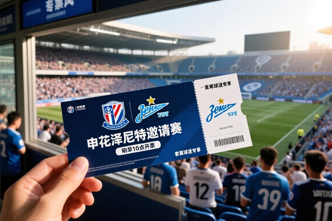 申花vs泽尼特邀请赛明早10点开票，套票球迷享0.01元票价
