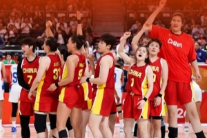 中国篮球之队发布赢球海报：旗开得胜！女篮亚运首战告捷