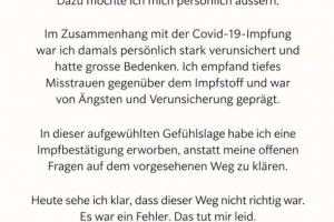 扎卡承认伪造新冠疫苗证明：曾对疫苗深度不信任，现已认识到错误