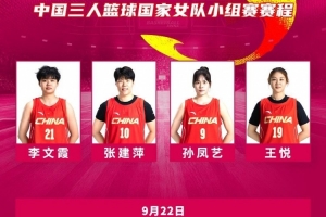 亚运3人女篮综述：中国队小组赛全胜 与伊朗、菲律宾、韩国携手直通八强
