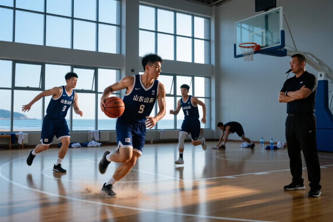 新赛季倒计时！山东男篮晒训练视频：威海集训 全队合练 打磨默契