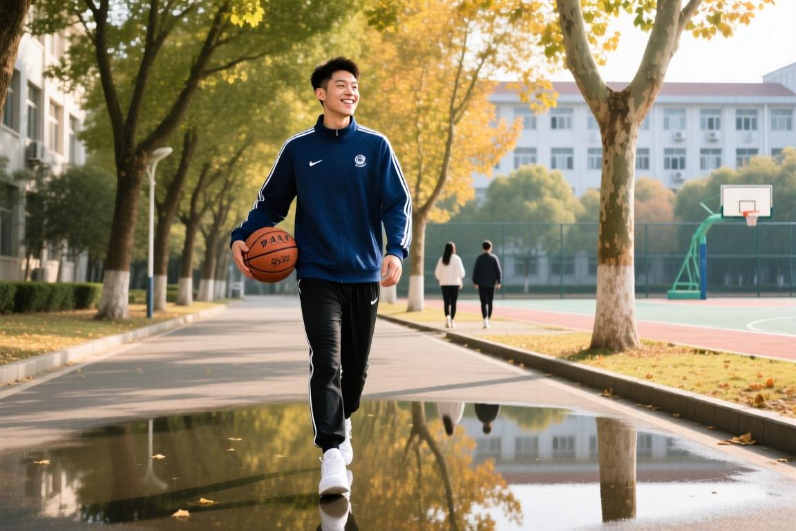 宁波男篮发布视频：王凡懿重返宁大校园行 浙BA学弟赵哲轩现场应战