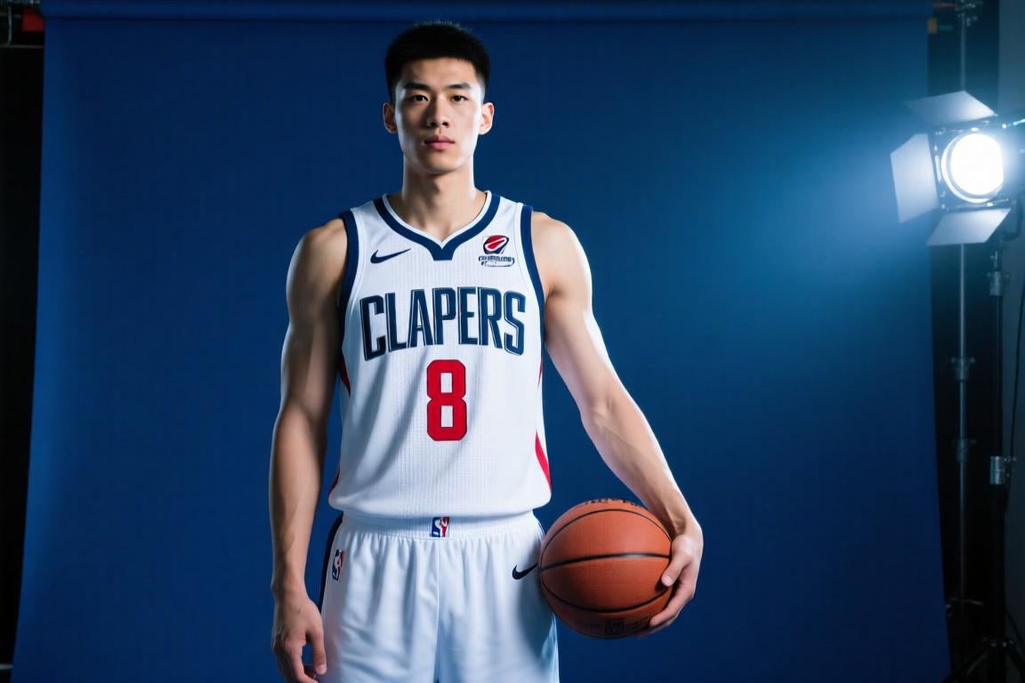 八村垒晒快船定妆照：第8年征战NBA 誓言新赛季启航