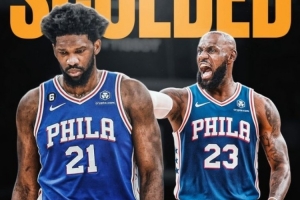 ESPN名嘴：恩比德训练迟到 詹姆斯当面严词训斥