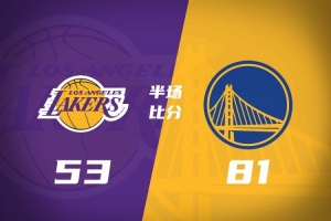 半场战报：库里16+5领衔，勇士半场大胜残阵湖人28分，伦德博格17+8