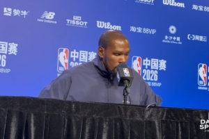 KD：我请求教练让我出战下半场 我只是渴望打球喜欢去做这件事！