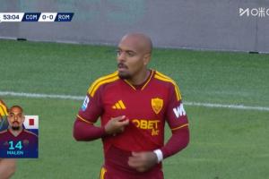 红牌不升级！迪马：马伦对阵科莫直红停赛一场，有望出战那不勒斯