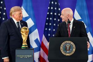 卫报：理事会成员要求取消FIFA和平奖，特朗普或成唯一获奖政客