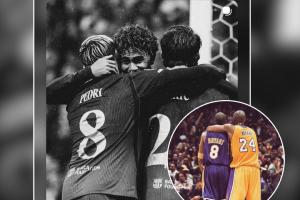 曼巴门徒！亚马尔晒合照：其中佩德里8号、埃里克24号，配文mamba