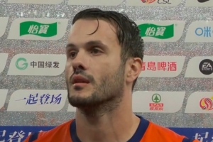 卡扎伊什维利：全队从开场哨响便进入状态，雨天中感谢球迷鼎力助威