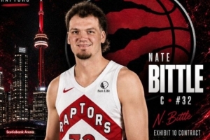 Scotto：猛龙将中锋比特训练营合同转为双向合同