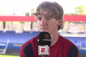 戈登：给自己在巴萨表现打7.5分 国家德比中“热门”一词毫无意义