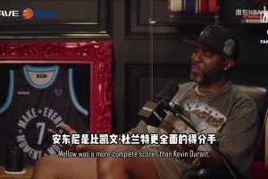 阿里纳斯：安东尼是比KD更全能的得分手，武器库更多！