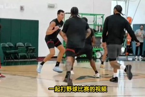敢信吗?阿门野球展现柔和中距离，与阿德巴约 米切尔组队打野！