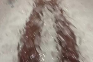 这看着就感觉很冷！詹姆斯晒训练完后冰浴视频