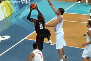 矮五厘米的乔丹！闪电侠韦德FIBA赛场精彩镜头~